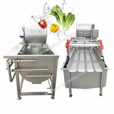 China High Efficiency Easy Operate Large Capacity Leaf Vegetable Fruit Processing Line Stainless Steel for sale