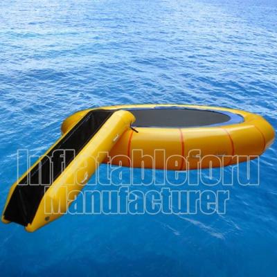 China high quality 0.9mm pvc tarpaulin water trampoline inflatable water games for sale for sale