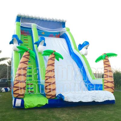 China Inflatable PVC scivolo by swimming pool for sale