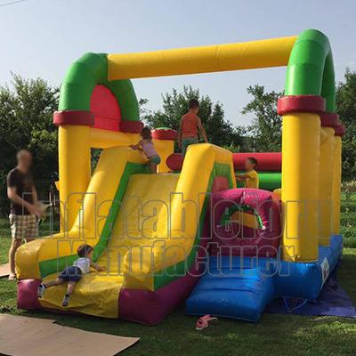 China Hot Selling Indoor and Outdoor Inflatable Playground Commercial Nerve Castle for Kids Jumping for sale