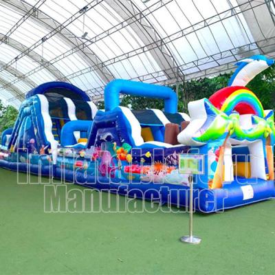 China Indoor And Outdoor Inflatable Playground Obstacle Course Outdoor for sale