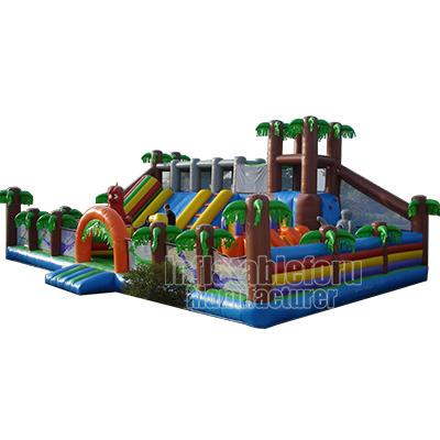 China PVC inflatable castle bouncy park outdoor inflatable playground/indoor inflatable theme park for sale/inflatable amusement park for sale