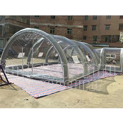 China Clear PVC Tarpaulin Inflatable Swimming Pool Dome For Sale for sale