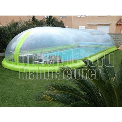 China Inflatable PVC Tarpaulin Durable PVC Over Ground Swimming Pool Dome for sale