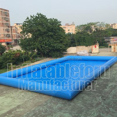 China 0.6mm/0.9mm giant pvc tarpaulin pvc inflatable pools, custom pvc inflatable pools inflatable water pool for sale for sale