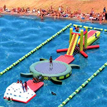 China commercial grade 0.9mm PVC Tarpaulin Aqua Inflatable Floating Water Park for sale for sale