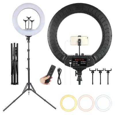 China Have a Pack 21 Inch LED Ring Light Photographic Lighting 2700-6500K Fill Lamp with Remote and Tripod 21 Inch Ring Light with Tripod Stand for sale