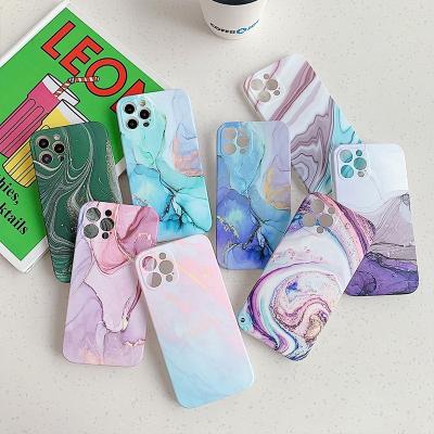 China Shockproof Marble Case For iPhone 13 11 12 Pro XS Max Mini XR X 10 Max Soft Silicone Phone Case For iPhone 6 6s 7 8 Plus Cell Phone Case for sale