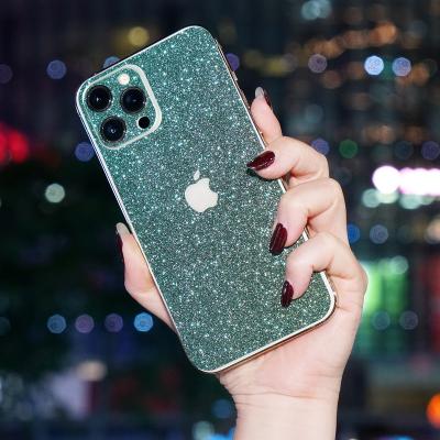 China Diamond Paste 3D Sticker Diamond Paste Skin Film Wrap Skin Phone Back Sticker For iPhone 12 pro Max Mini 11 X XR XS 6S 6 7 8 plus for sale