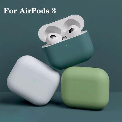 China For 2021 official earphone soft silicone liquid case for AirPods 3 earphone protective case for airpods 3 case for sale