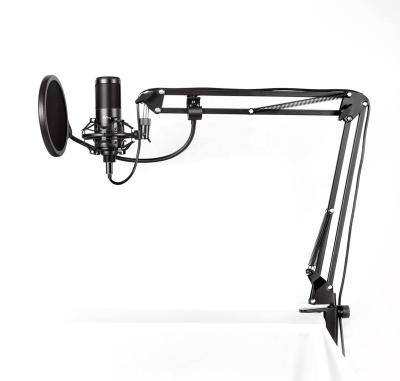 China Set MIC, Singing Recording Studio Podcast Microphone USB Condenser OEM Kit for PC Laptop with Arm Stand for sale