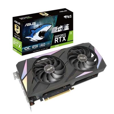 China ASUS Workstation ATS RTX3060 O12G GAMING GeForce RTX 3060 OC Edition 12GB GDDR6 geforce rtx 3060 graphics card for sale