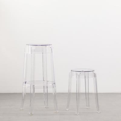 China 2020 Modern New Product Transparent Clear Crystal PC Dining Plastic Chair for sale