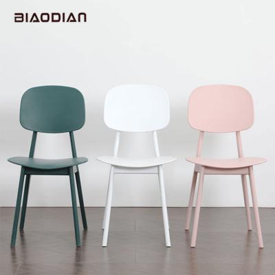 China Wholesale Modern Plastic Colorful Polypropylene Factory Convertible Restaurant Plastic Stackable Modern Dining Chairs for sale