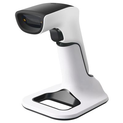 China Wireless 2D Wireless CMOS 2.4G&BT QR Code PDF417 DataMatrix Barcode Scanner for Windows IOS Android USB A4 POS Scanner for sale