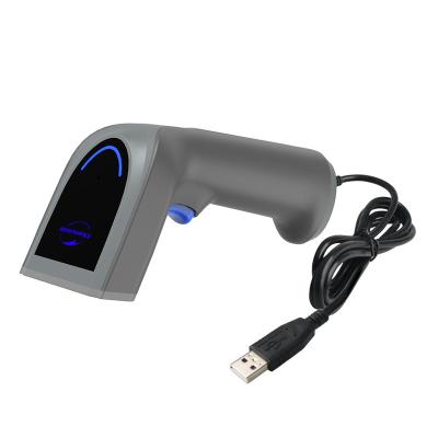 China Xkancode 1D CCD Wired Barcode Scanner Retail Supermarket For Windows USB POS A4 Scanner for sale