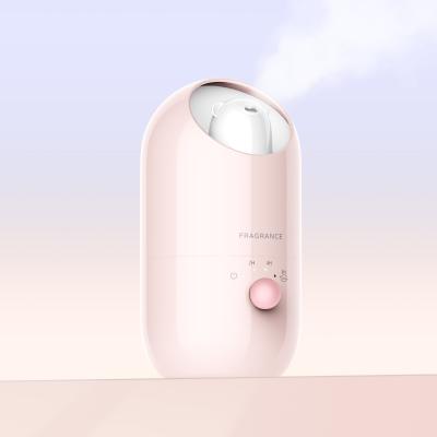 China Wholesale Household Wireless Cute Shaped Ultrasonic Battery Aroma Diffuser Scents Humidifier With Night Light for sale