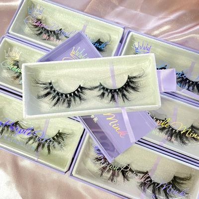 China New design square 3d eyelash mink cute box wholesale good quality packing small wick box shopping bag custom seller for sale