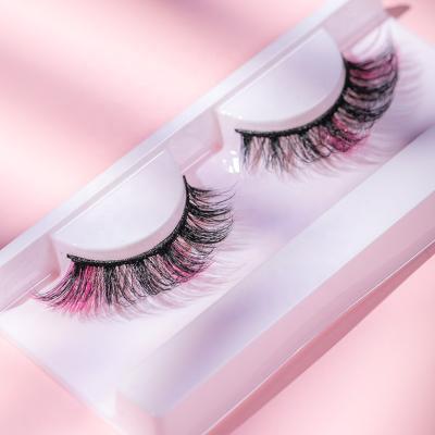 China 2022 New Arrival Russian Good Quality Wholesale Colored Natural Eyelash 3d Color Silk Wick Sellers Loop Lashes Bands Good Quality for sale