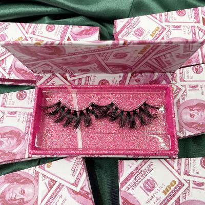 China Good Quality Custom Wholesale Full Strip Lashes 3D Piggy Bank Mink Dramatic Fluffy Eyelash 25mm Eyelash Packaging Vendor for sale