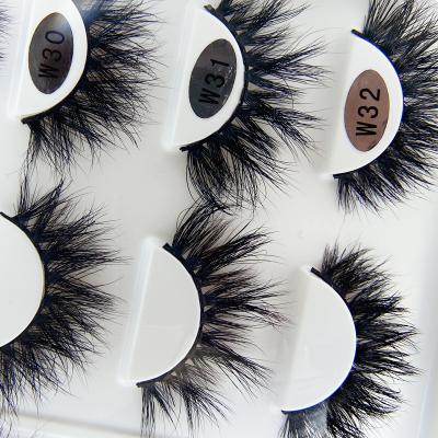 China High quality create your own custom 100% 25mm mink eyelashes packaging box wholesale natural full strip 3d fluffy mink lashes seller for sale