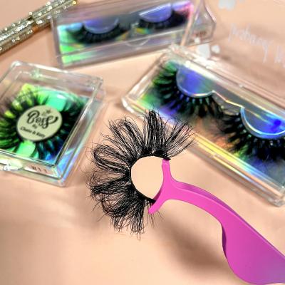 China Wholesale luxury lashes3d mink eyelash packaging box soft lashes3d seller 25mm mink lash packaging box soft lint cases for sale