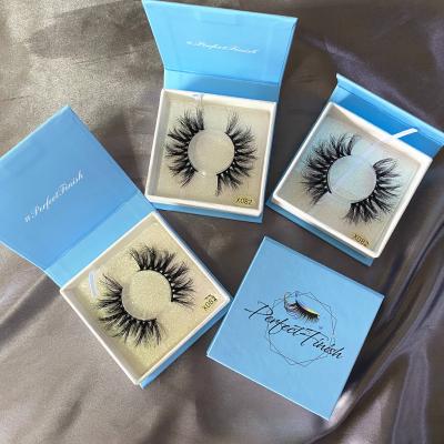 China Wholesale good quality private label lashbox packaging lashes 5d mink eyelash vendor customized boxes 25mm mink eyelash for sale