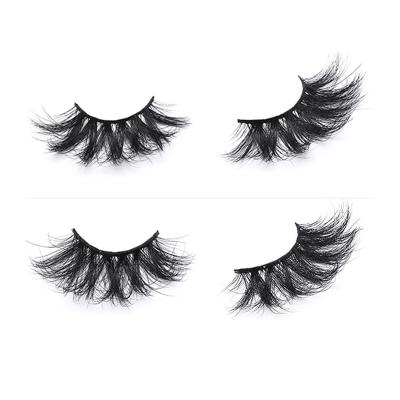 China Wholesale 3d mink lashes private label 25mm mink lashes good quality 3d mink double eye lashes false eyelash new style for sale