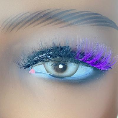 China Top quality multi color mink pop lashes wholesale private labels fake 3d mink lasheswholesale seller for sale