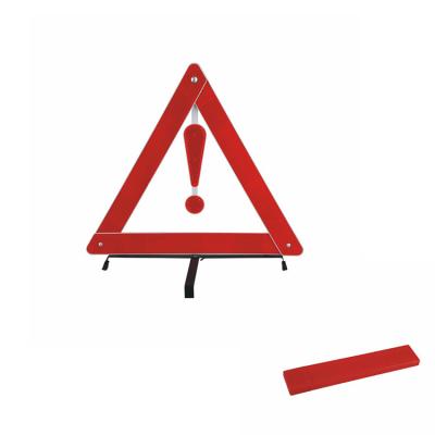 China Easily Handle and Assemble Pavement Traffic Collapsible Red Safety Safety Triangle Reflective Warning for sale