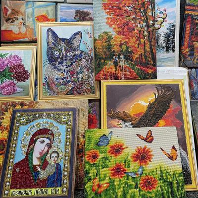 China Waterproof+ECO-Friendly factory wholesale diamond painting kits OEM&ODM custom design Diamond Cross stitchPhoto customer low MOQ for sale