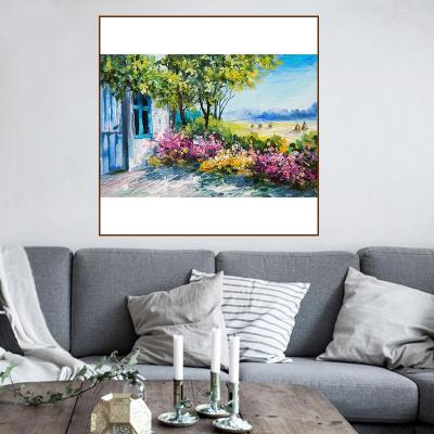 China Waterproof+ECO-Friendly Factory Wholesale Wall Art Diamond Painting Kit Landscape Garden Painting Photo5d Diamond Painting for sale