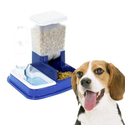 China Automatic Collapsible Pet Feeder Pawise Dual-Use Pet Water Bowl Pet Food Water Container For Dogs Cats for sale