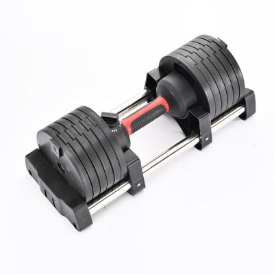 China Wholesale Adjustable Home Gym Workout Adjustable Dumbbell Portable Trainer for sale