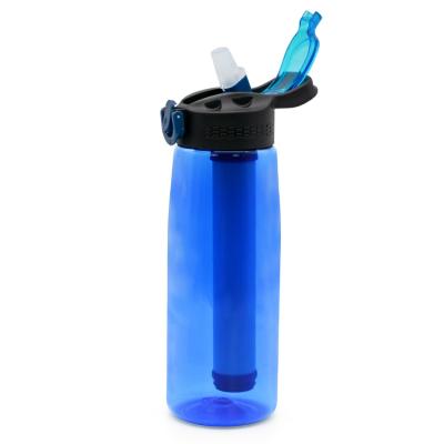 China Outdoor Sports 0.1 Micron Water Filter Cold Soft Touch Sports Personal Portable Arrival High Quality Survival For Hiking Hiking for sale