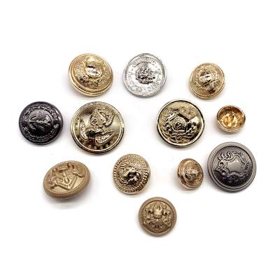 China Fashion Washable Anchor Leg Button School Uniform Style Zinc Alloy Sewing Military Coat Button for sale