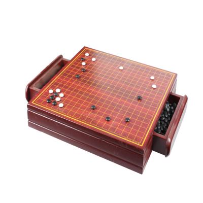 China High Quality and Handmade Wooden Go Game Table Set for Gift for sale