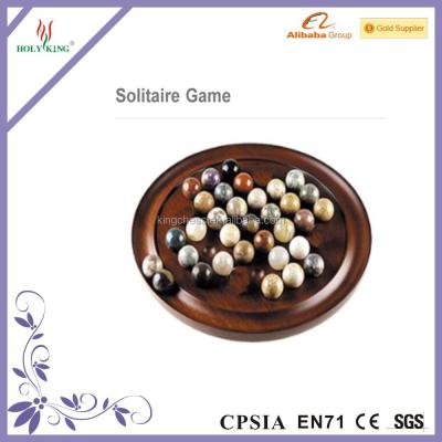 China Bamboo solitaire board game in bamboo HC--41 for sale