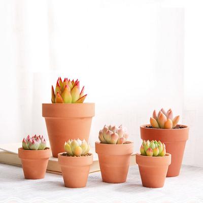 China Wholesale Promotion Modern Hot Sale Garden Supplies Unglazed Pots Planters for sale