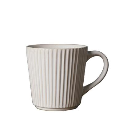 China Sustainable New Design Wave Bars China Product Ceramic Coffee Mugs Mr. And Mrs. Coffee Mug for sale