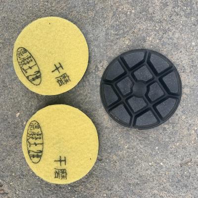 China Flexible Bond Diamond Resin Polishing Pads Concrete Resin Pad for sale