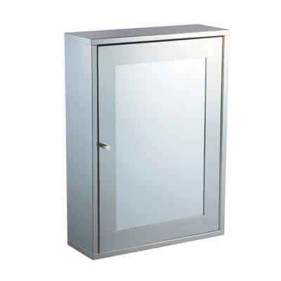 China No glass type beautiful dustproof single mirror box glass mirror door stainless steel box for sale