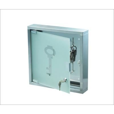 China Stainless Steel 430+ Manufacturer Quality Assurance Key Lock Box Wall Mounted Frosted Glass Safe Hidden Key Boxes for sale