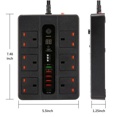 China Commercial Hot Selling Universal Power Socket USB Power Extension Smart Socket for sale