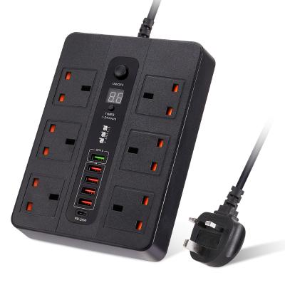 China High Quality Commercial Power Switch Socket Low Price Power Socket Desktop Extension for sale