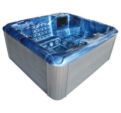 China Freestanding Oval Acrylic Massage Bathtub Whirlpools for sale