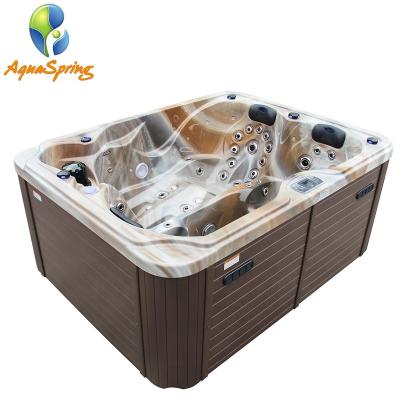 China 3 Person Garden Freestanding Balboa Single Outdoor Spa Hot Tub for sale