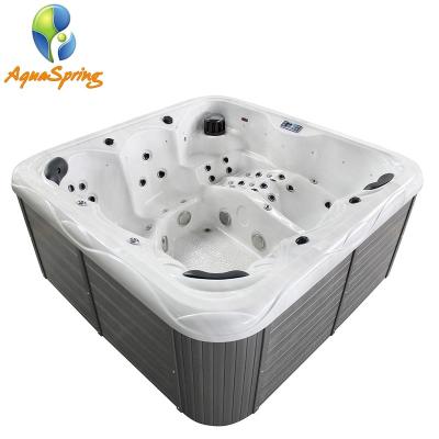 China New Design 6 Person Freestanding Hot Tub Outdoor Spa Balboa for sale