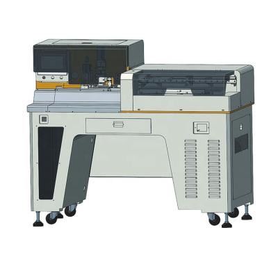 China Supplier RX-0128N semi-automatic terminal termination connector lumberg factory IDC crimping machine for sale