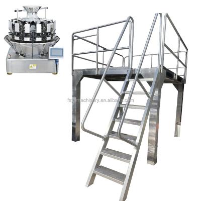 China Food Weigher Work Platform with Customized Size Support and 304 Stainless Steel Work Platform for sale